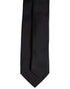 Dolce & Gabbana Black Solid Silk Adjustable Necktie Tie
